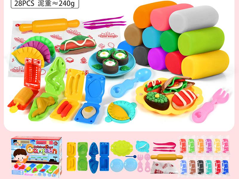Play Dough Western-Style Mwal Set 28pcs