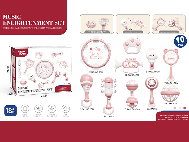 Baby Rattles Set 10pcs