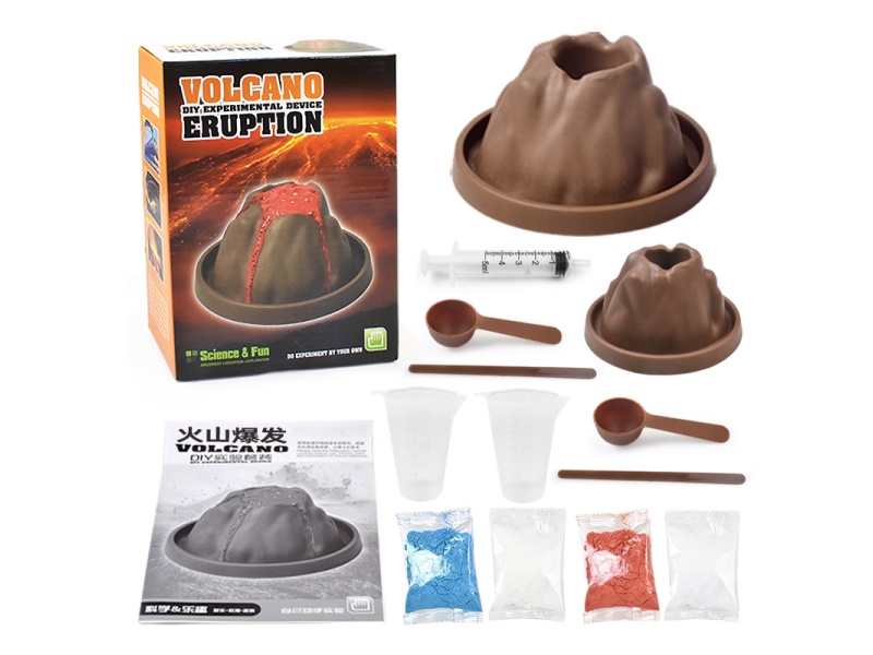 Volcanic Eruption DIY Experiment Device 2 In 1