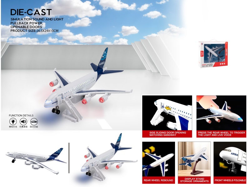 A Large A380 Airbus Model