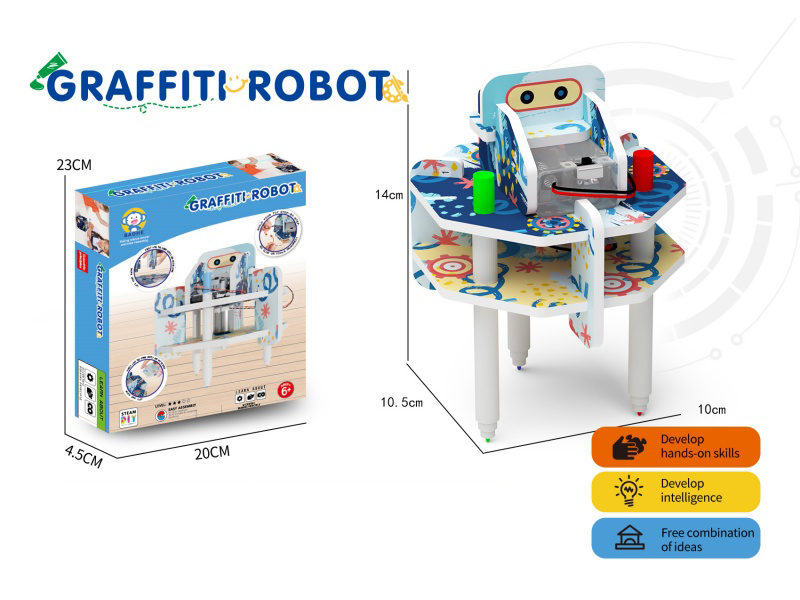 Graffiti Robot Physics Experiment Toys