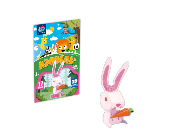 Dimensional Jigsaw Rabbit