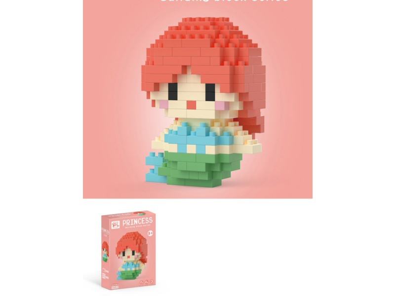 Cartoon Series - Mermaid Princess Building Blocks 206 PCS