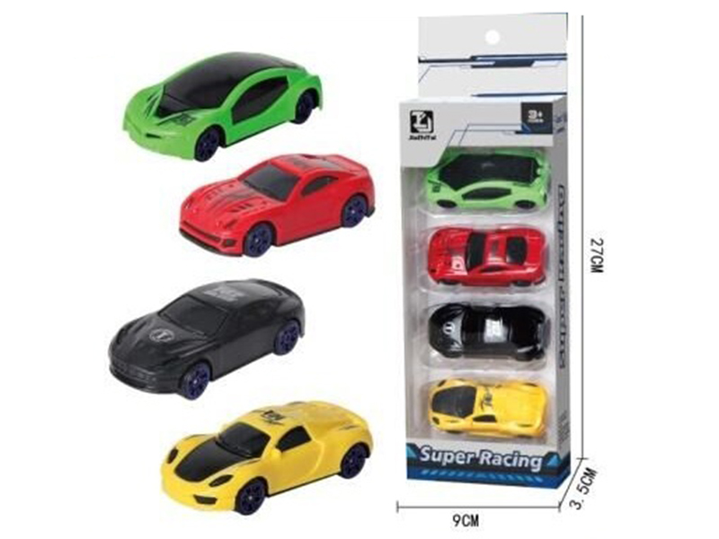 Slide Plastic Racing Car Set