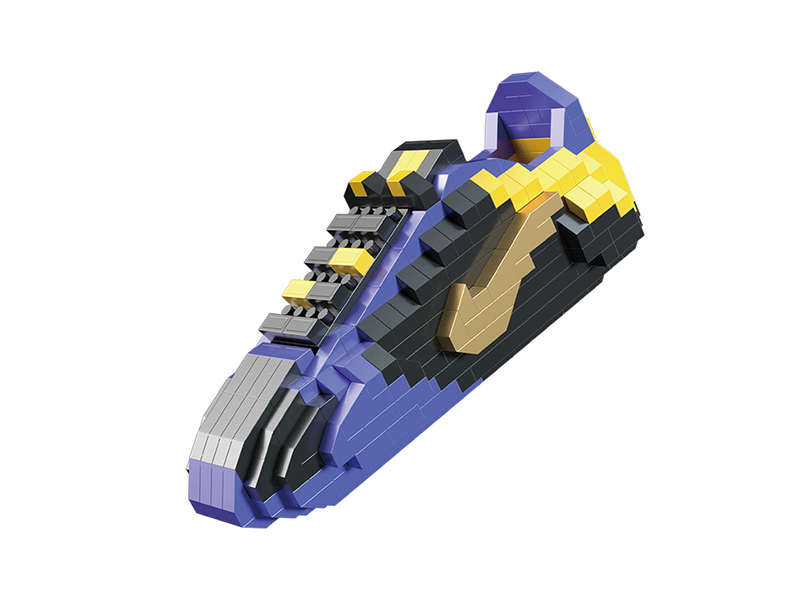 Purple Mini Football Boots Building Blocks 335pcs