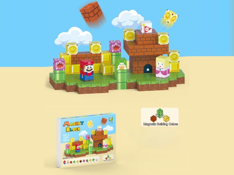 Building Blocks: 108Pcs Mario Theme