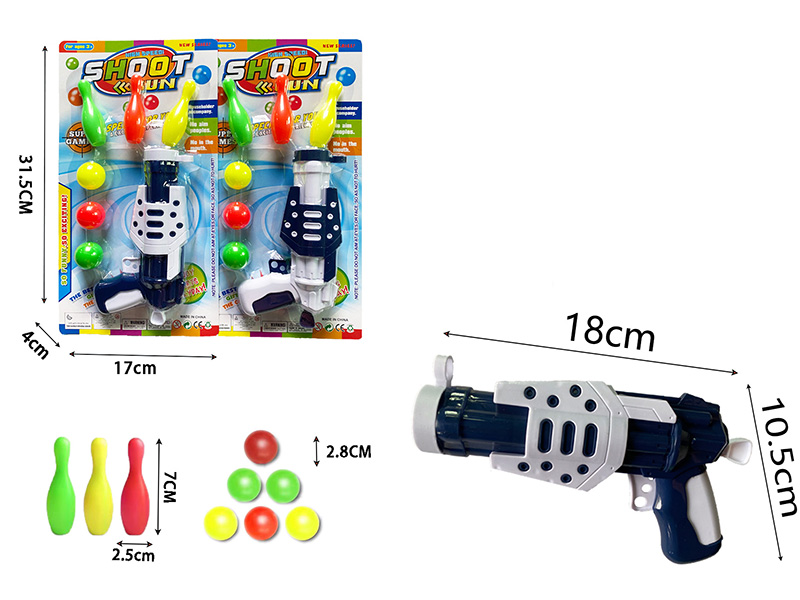Ping Pong Ball Gun Set