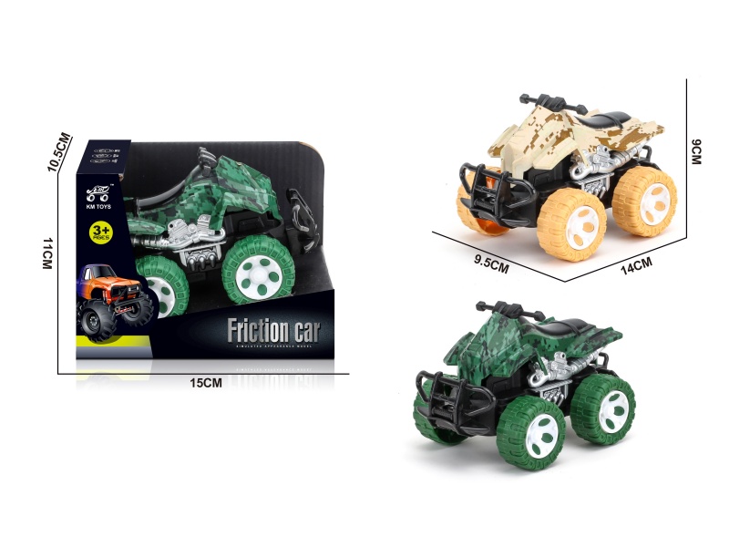 1:43 Beach Motorcycle Military Vehicle