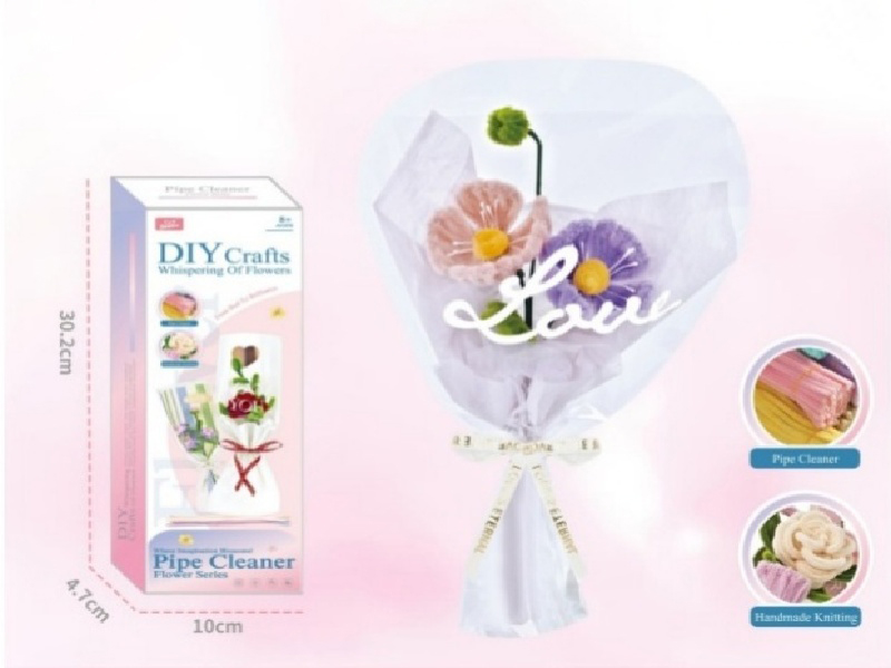 Pink And Purple Love Diy Twisty Stick Bouquet