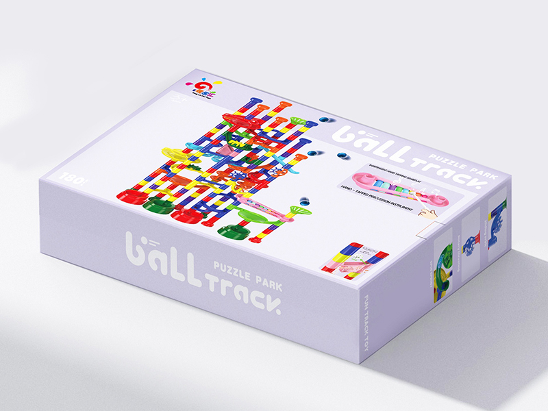 Ball Track Building Blocks With Music Xylophone 180PCS