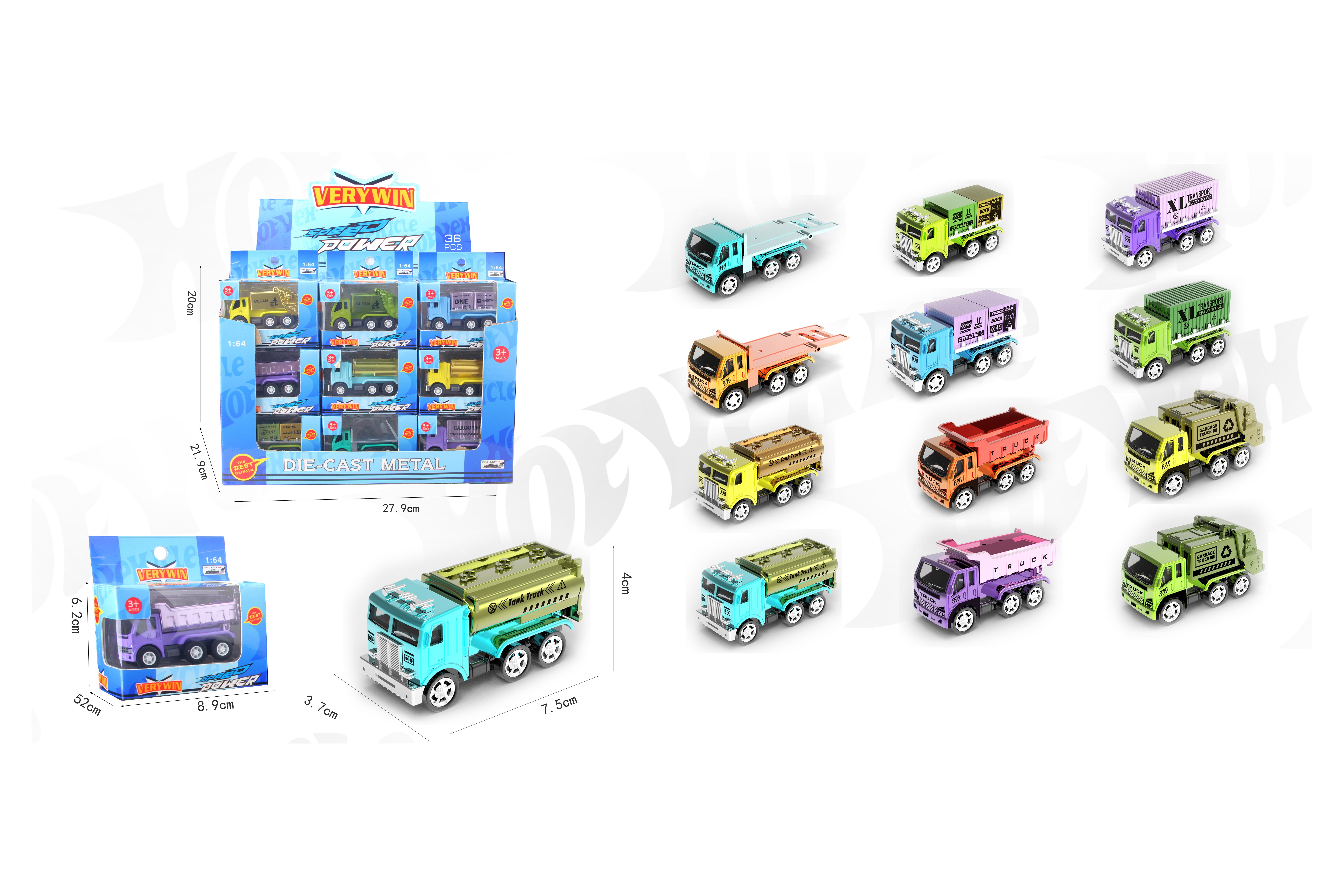 Alloy Cars 24pcs/Box
