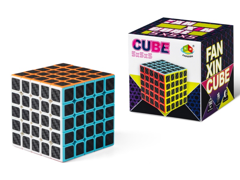 5x5x5 Carbon Fiber Version Rubik's Cube