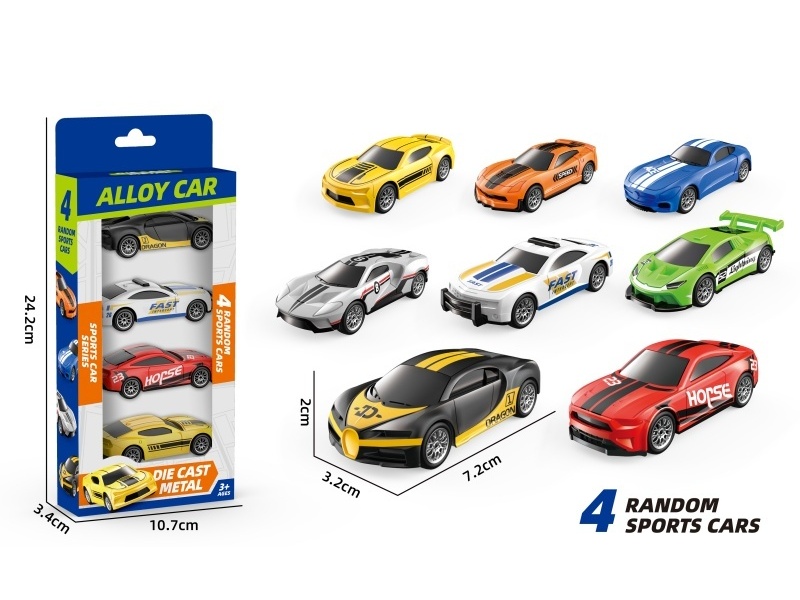 1:64 Force Alloy Car (2 Models Mixed)