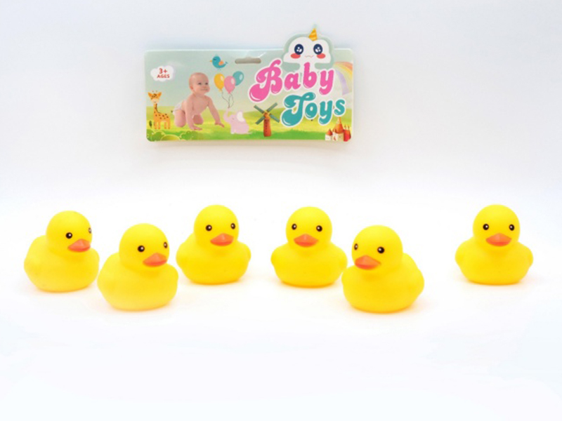 Vinyl Yellow Duck With Bb Whistle