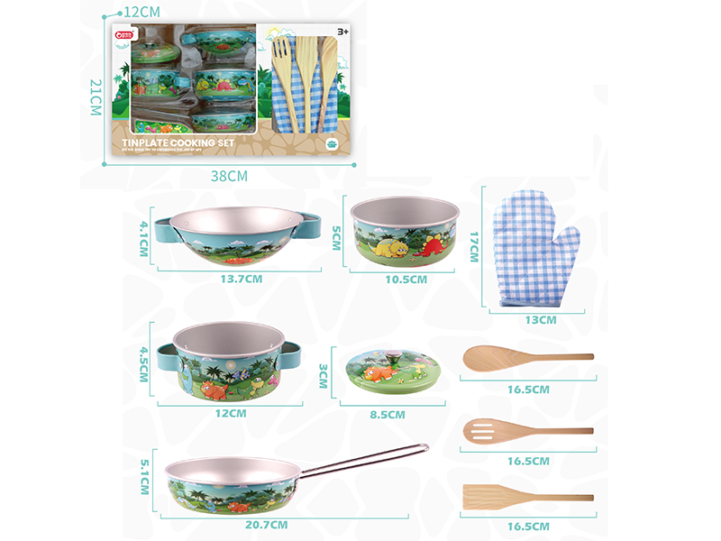 Tinplate Cooking Set