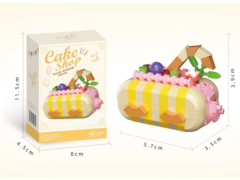 Building Blocks: Cake - 180PCS Of Sea Salt Cheese