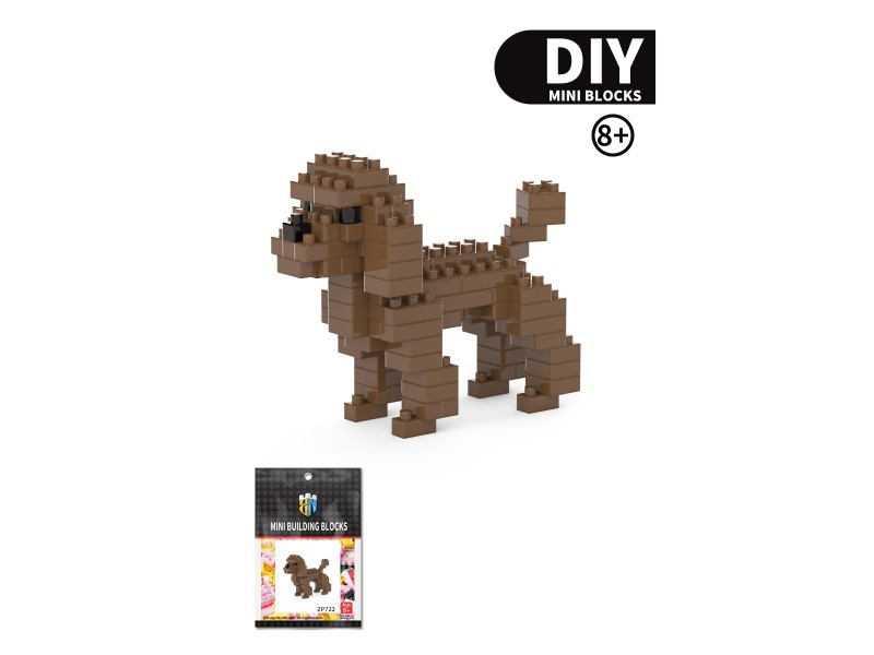 118 PCS Of Poodle Building Blocks