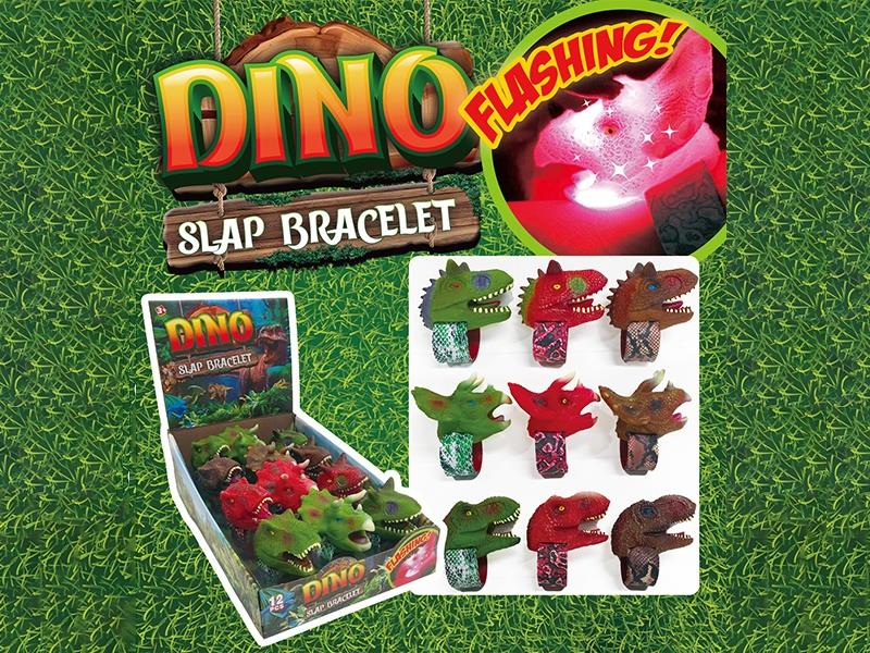 Dinosaur Slap Bracelet With Lights
