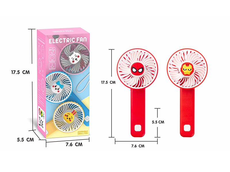 Iron Man/Spider-Man Fold Electric Fan