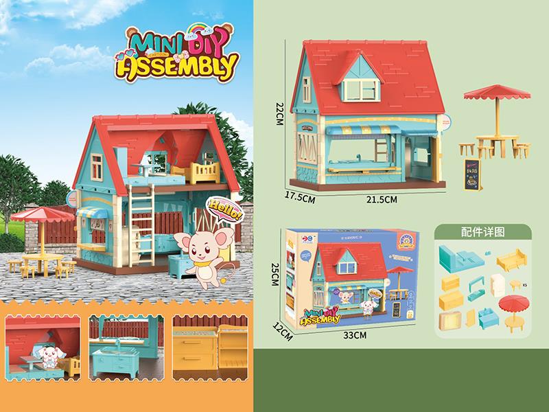 Mini DIY Assembly Pancake Shop