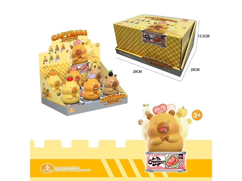 6 Pieces Of Kapibala Light-Sensing Toys