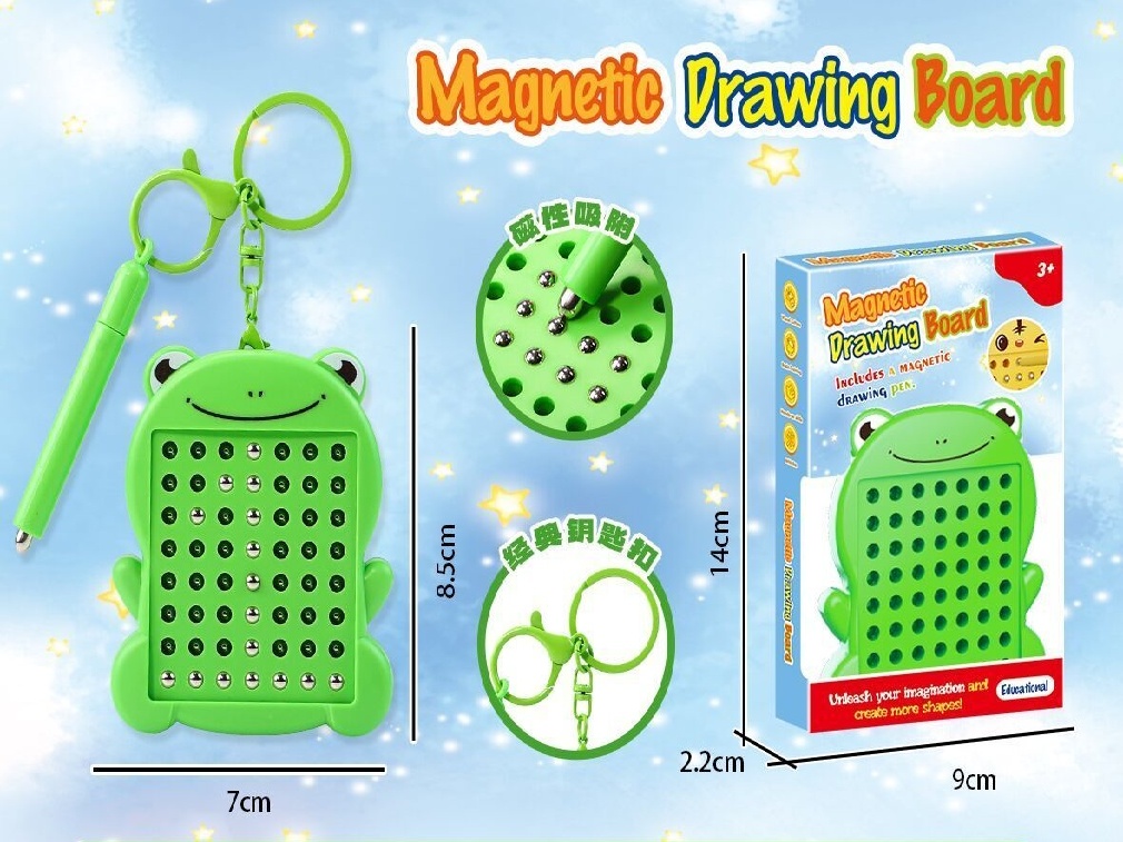 Magnetic Steel Ball Key Chain