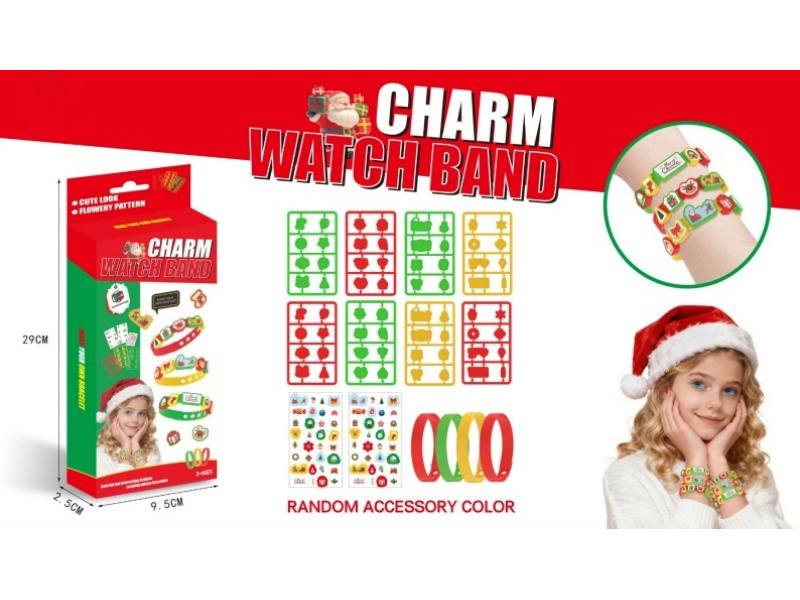 Diy Beaded Christmas Pattern Bracelet