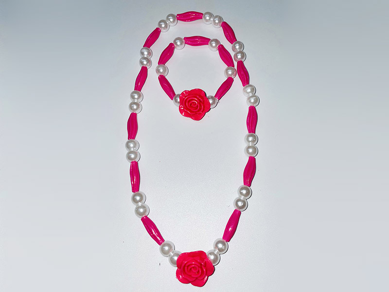 Beaded Necklace + Bracelet