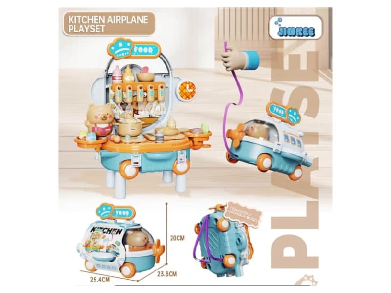 Mini-Airplane Pretend Play kitchen Set
