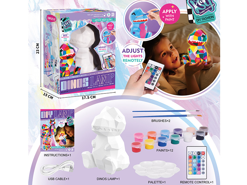 Dinosaur Painting Night Light