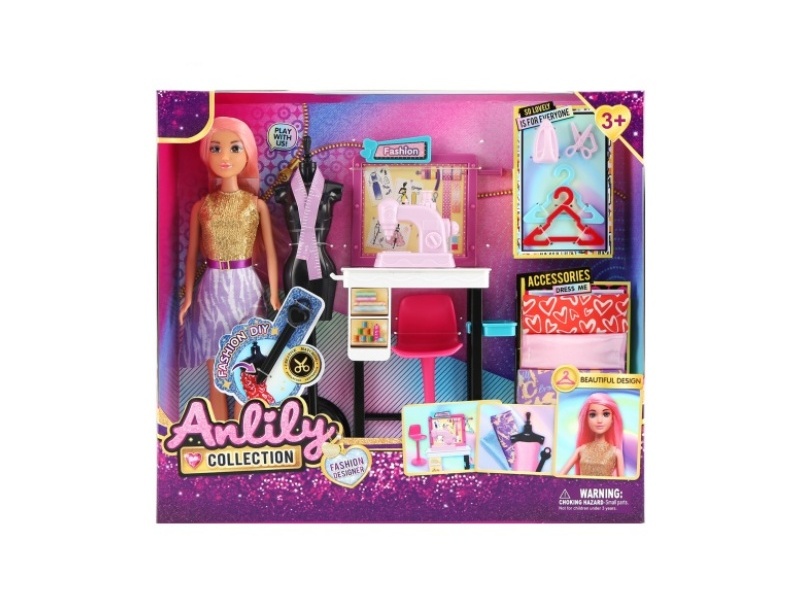 11.5-Inch Solid Doll (Brown Skin Color)