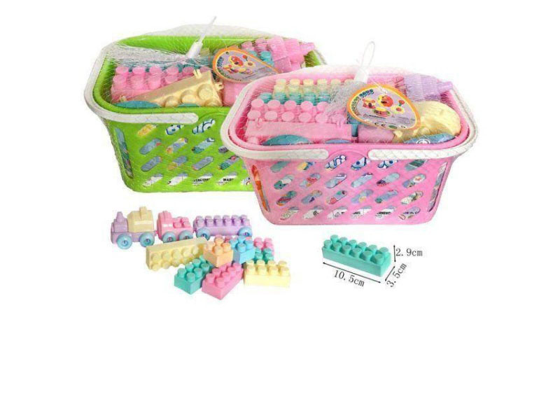 Diy Assembly And Creative Shaping Building Blocks With Large Pieces (64Pcs)