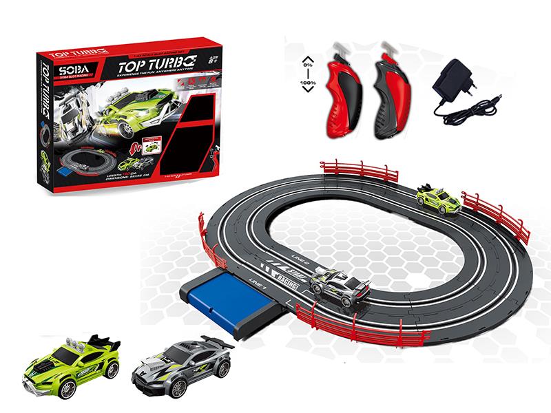 1:43 B/O Racing Car Track Set(Adapter/Battery Version)