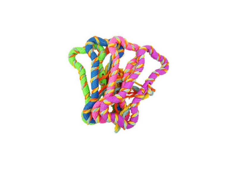 Pet Toys With Rope-Wound Pull Rings