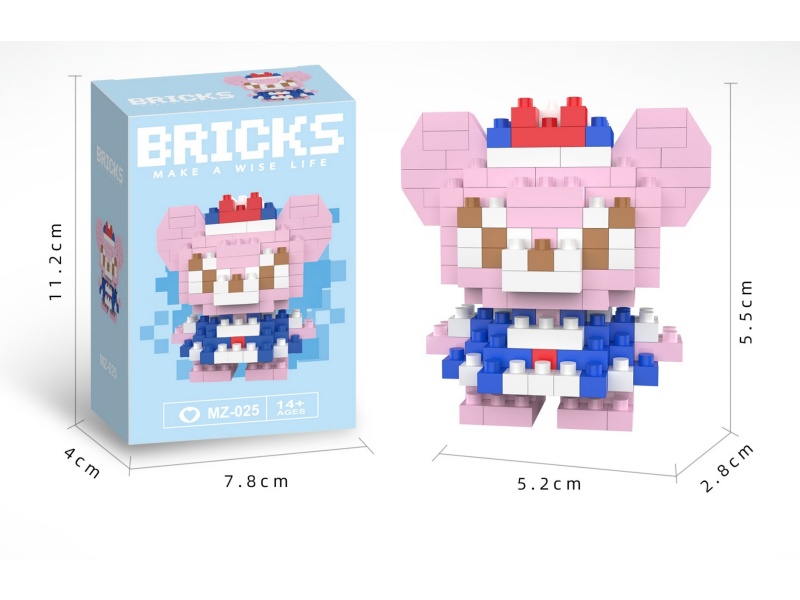 Building Blocks: 119 PCS Of Small Figurines