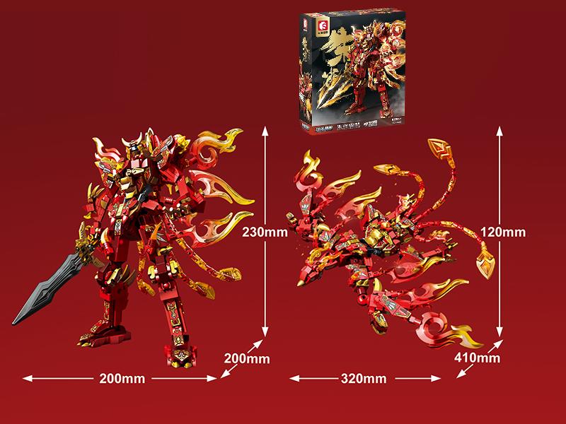 Steel Mecha Series Building Blocks - Rosefinch Dverlorde Quipment 534pcs