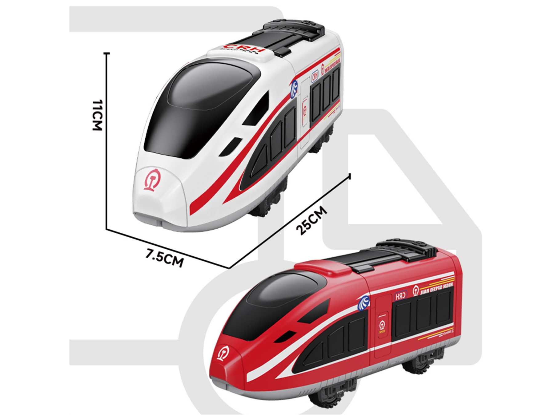 Inertial High-Speed Train
