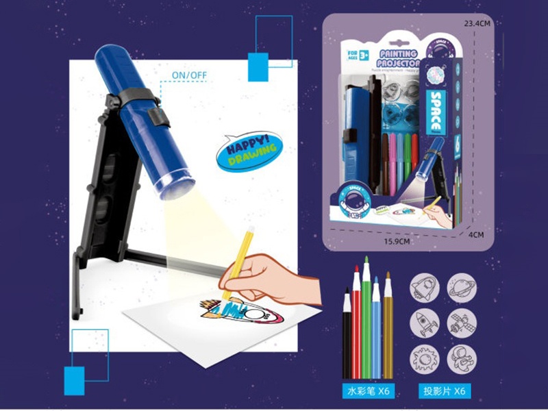 Projector Painting Space Space Theme