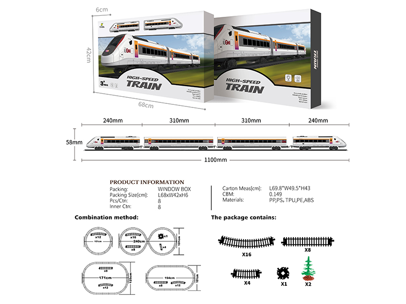 Electric Rail Train Toys