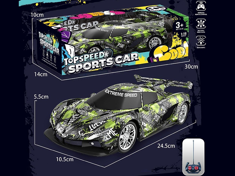 4-Channel Remote Control Graffiti Car(Battery Version)