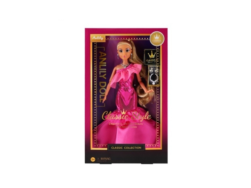 11.5-Inch Solid Doll (Brown Skin Color)