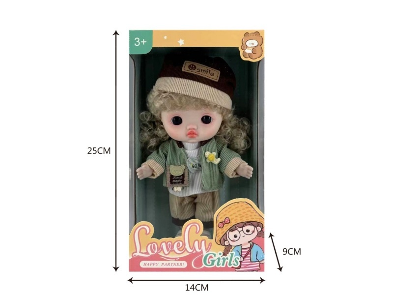 22Cm 3D Real Eye Fun Doll