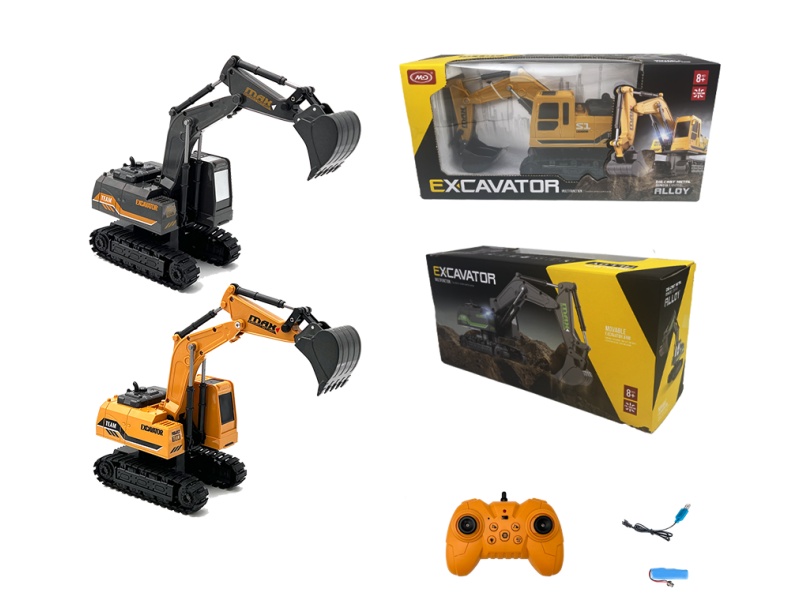 1:24 10CH Remote Control Alloy Excavator