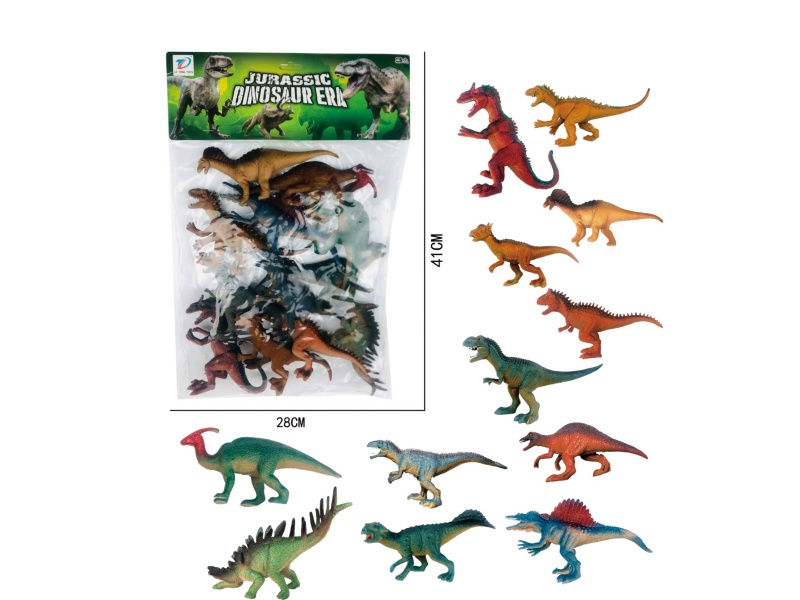 Pvc Simulation Dinosaur 12Pcs