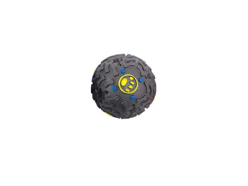 Rubber Leaky Food Ball Pet Toy (9.5Cm)