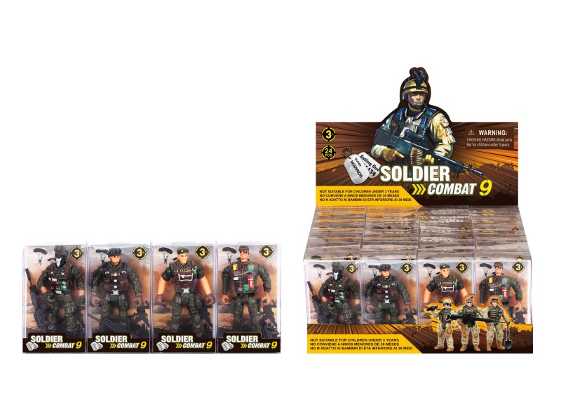 Military Toy Soldier With Weapon 24PCS