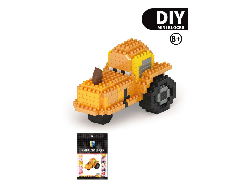 Farm Calf Building Block Cart Series 276PCS