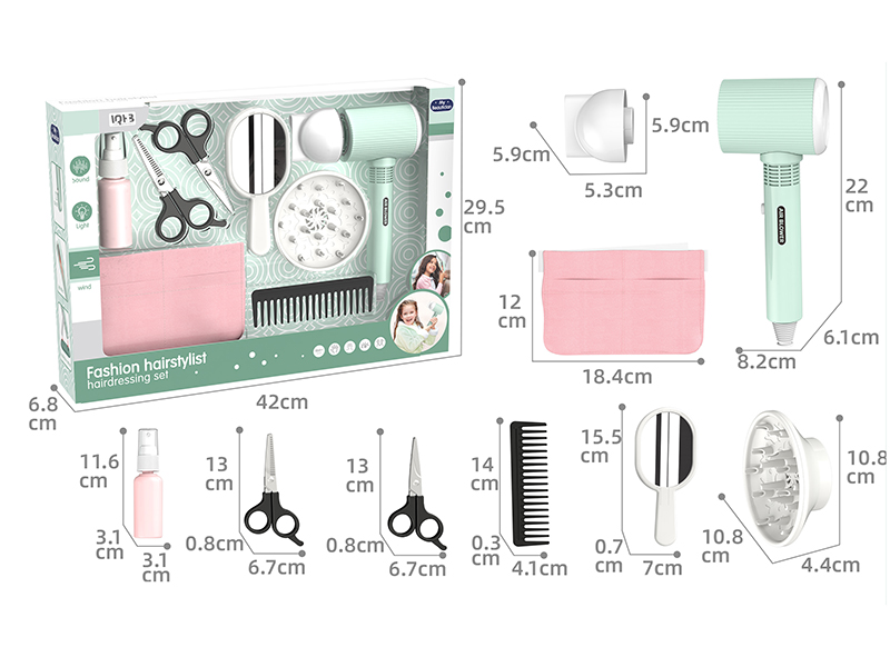 Electric Hair Dryer Fashion Hairstylist Hairdressing Set