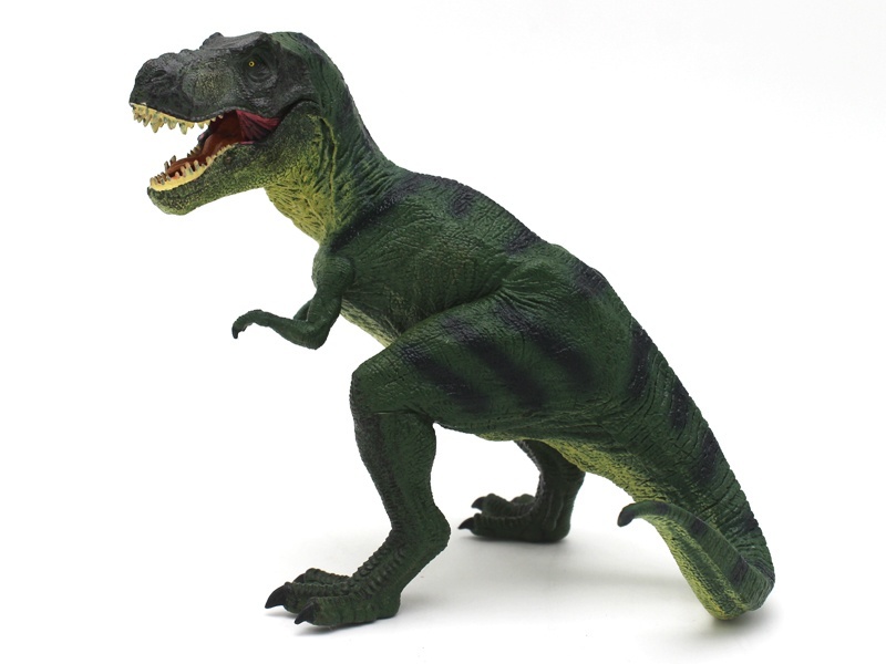 Green Squatting Tyrannosaurus Rex (Mouth Can Open And Close)