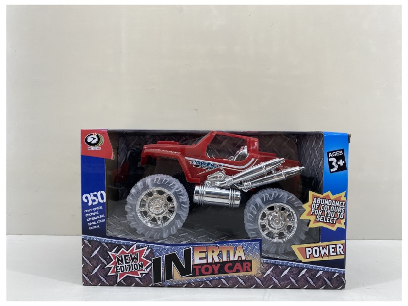 Transparent Wheel  Friction Car (With Lights And Music)